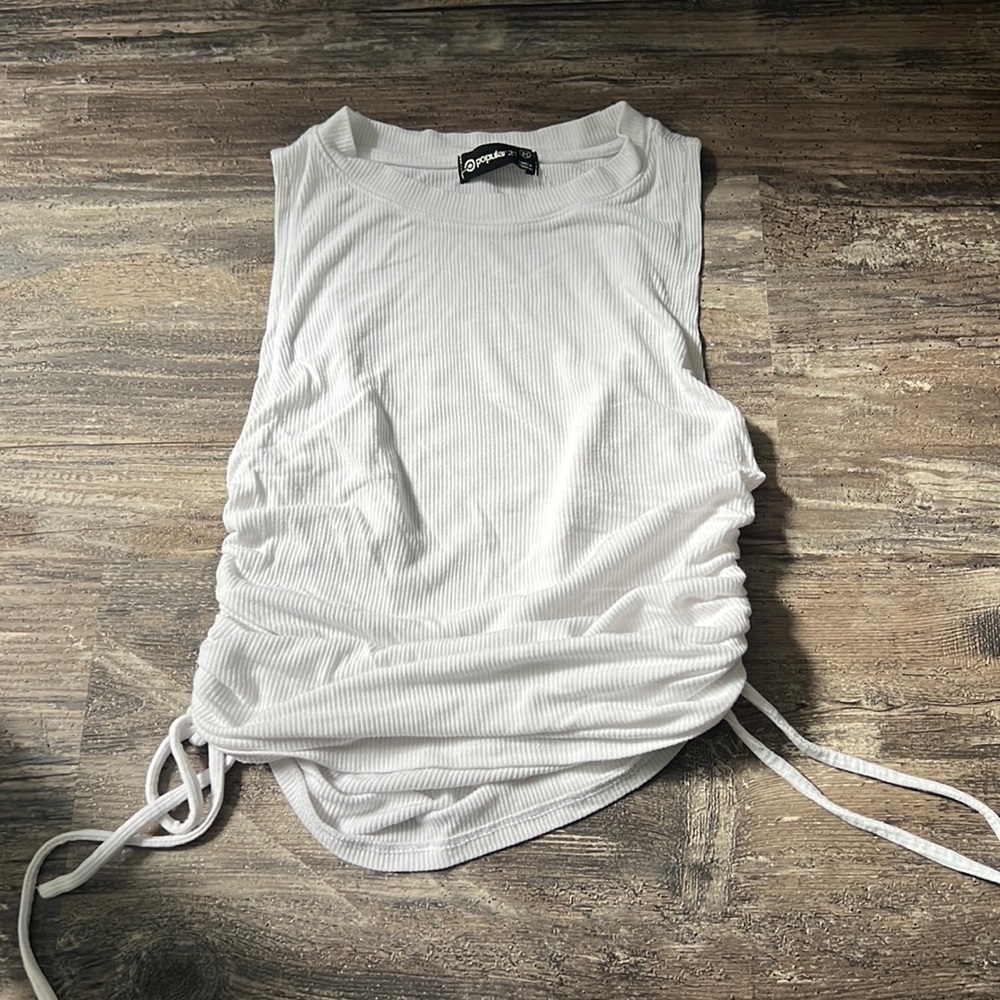 White tank top
